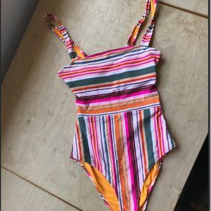 Aerie Striped Swimsuit -Never Worn-